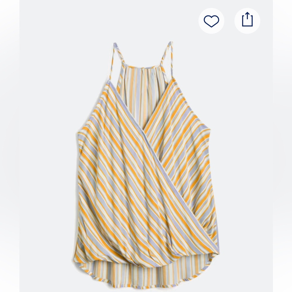 Market & Spruce Relaxed Yellow and Blue Camisole